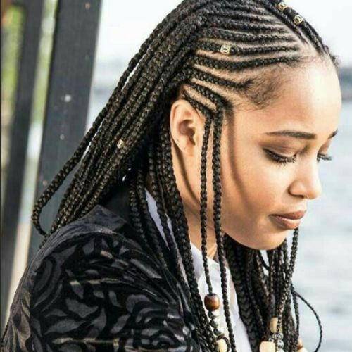 Tribal Braids Style With Beads